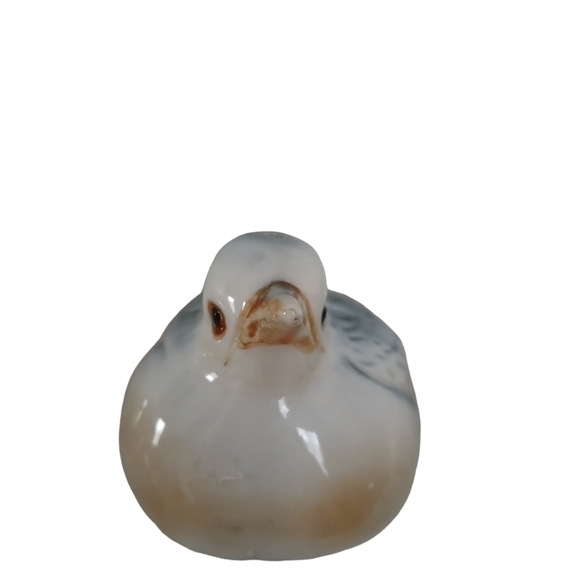 Vintage 2PC Salt & Pepper Shakers Blue Bird/Robin Bone China Set - Picture 10 of 11